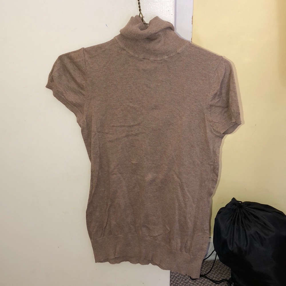 Brown turtleneck